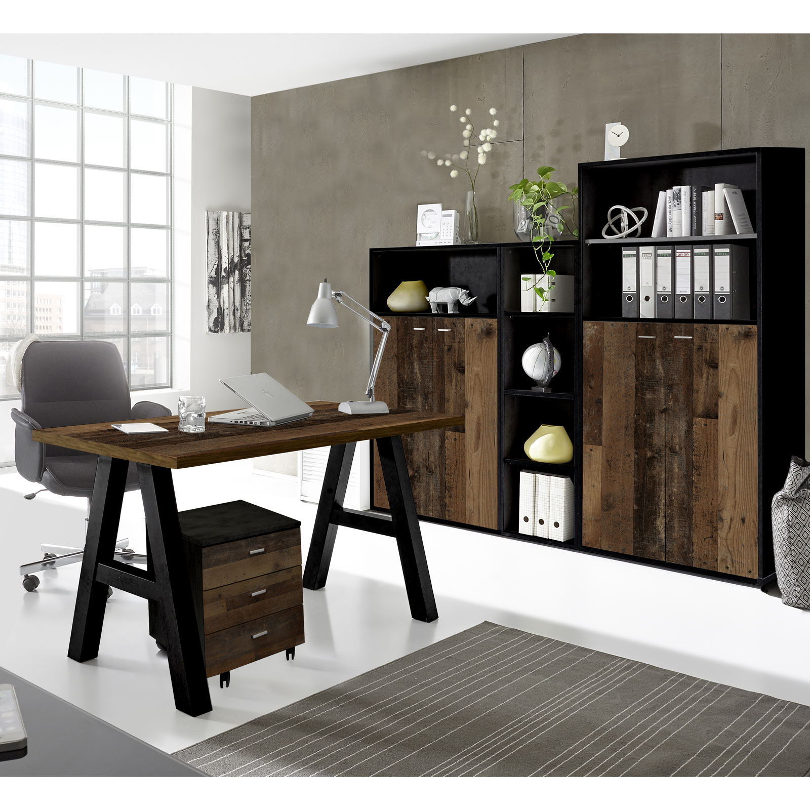 Rollcontainer - Texas Oak - 45 cm breit