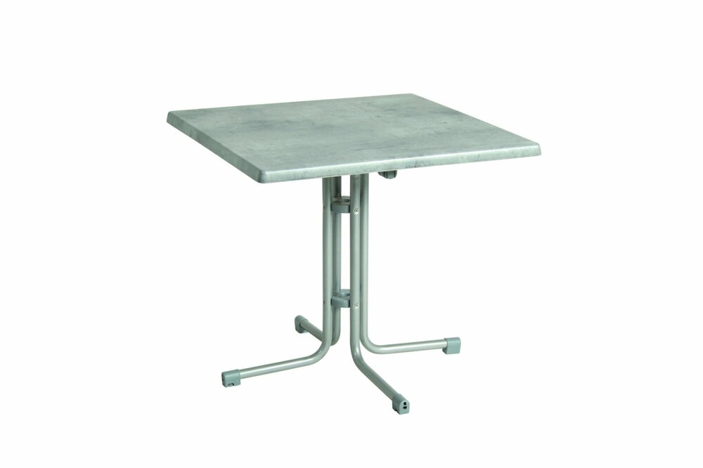Gartentisch platincemento grigio klappbar 80x80 cm Online bei