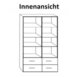 Vitrine NENA - Kernbuche Massivholz - 110 cm