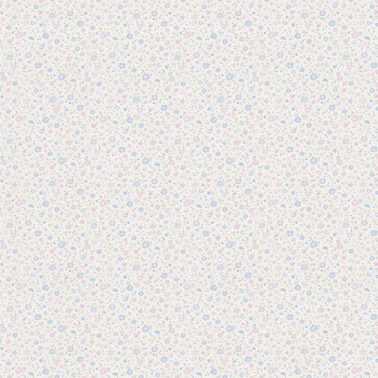 Vliestapete LIBERTÉ - blau-rosa-weiß - 10 Meter