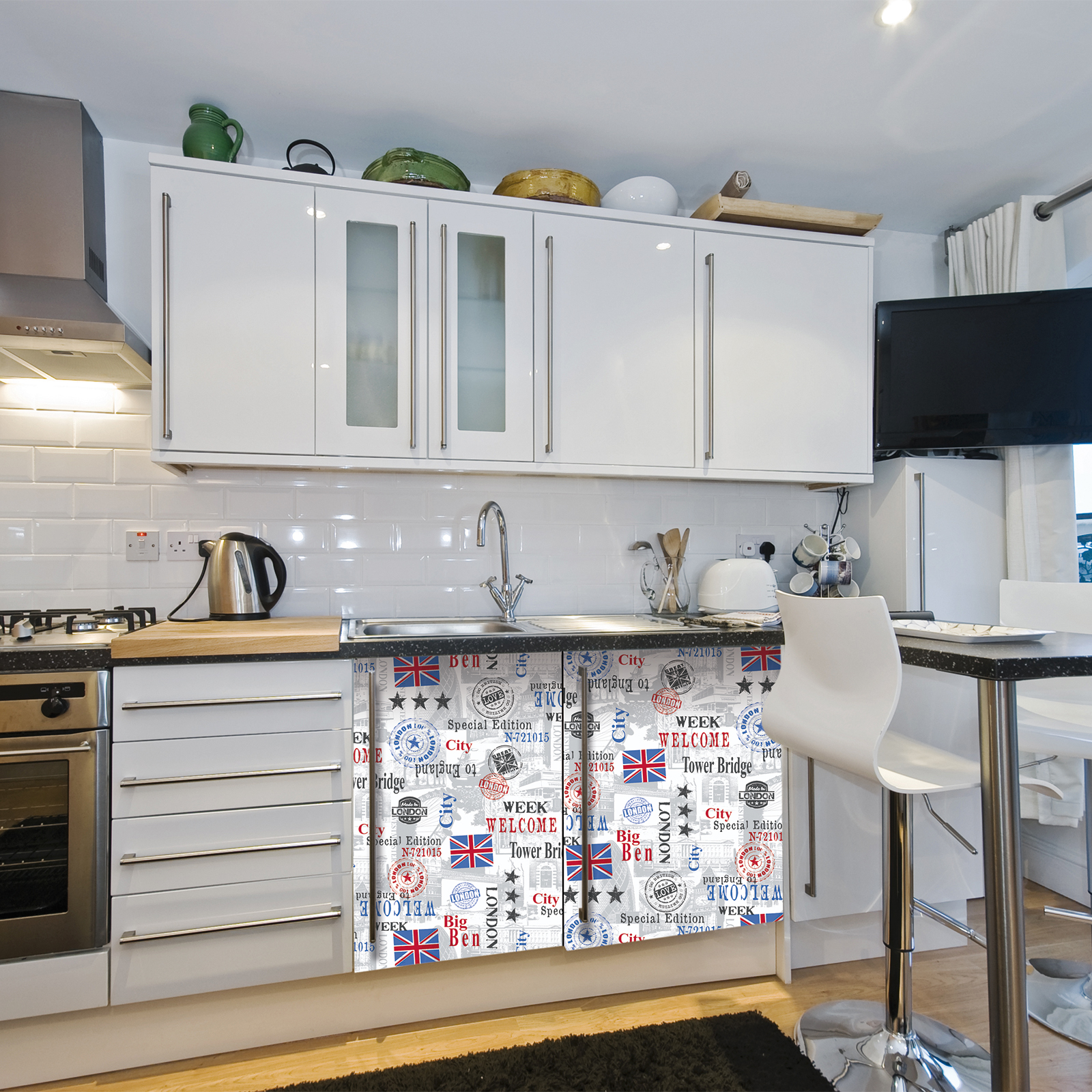 d-c fix Klebefolie - mehrfarbig - Lindley - 45x150 cm