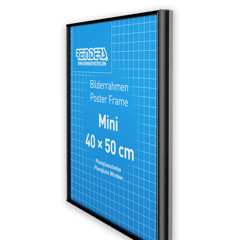 Poster-Bilderrahmen - schwarz - 40x50 cm