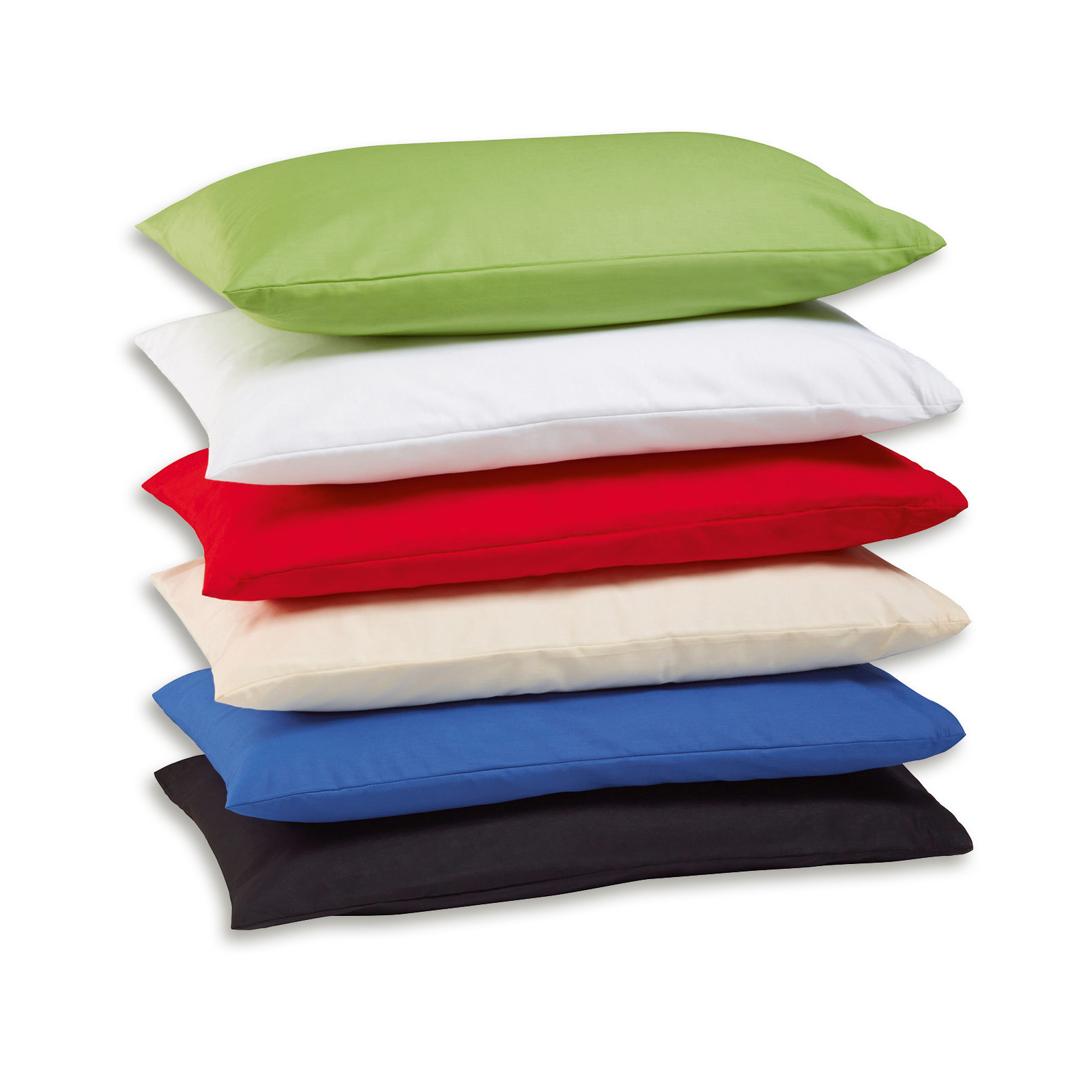 2er-Pack Kissenbezug - schwarz - 40x40 cm
