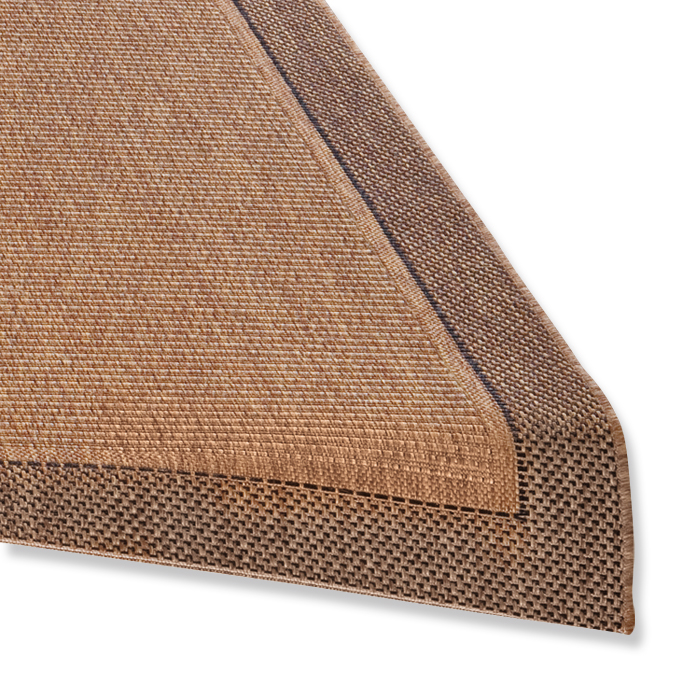 In-/Outdoorteppich - braun - 80x150 cm