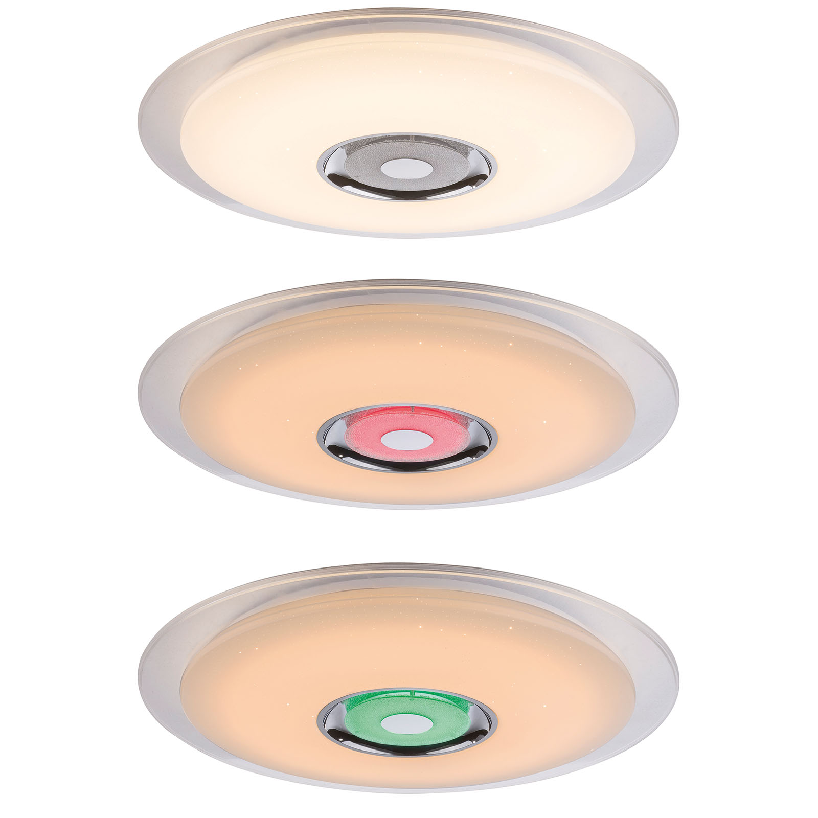 LED-RGB-Deckenlampe - dimmbar - Sternen-Effekt