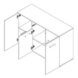 Sideboard - Sandeiche - 120 cm breit