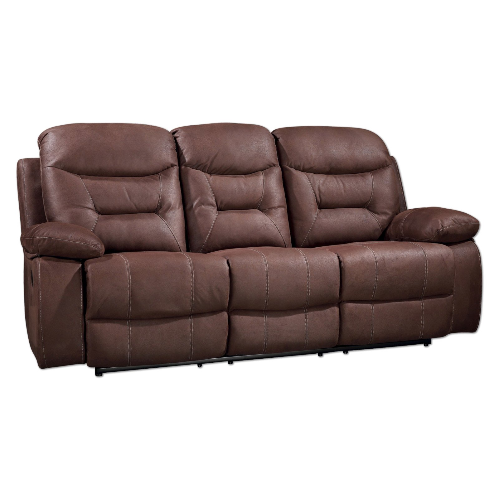 3 Sitzer Sofa Dunkelbraun Relaxfunktion Online Bei Roller Kaufen