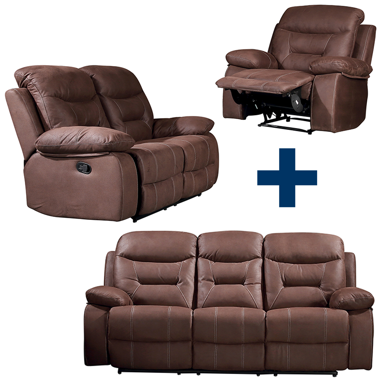 3 Sitzer 3er Sofa Mit Relaxfunktion