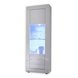 Vitrine BASIC - weiß Hochglanz - 61 cm breit