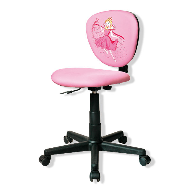 Kinder-Schreibtischstuhl - rosa - Höhenverstellung