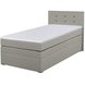 Boxspringbett - beige - H3 - 90x200 cm