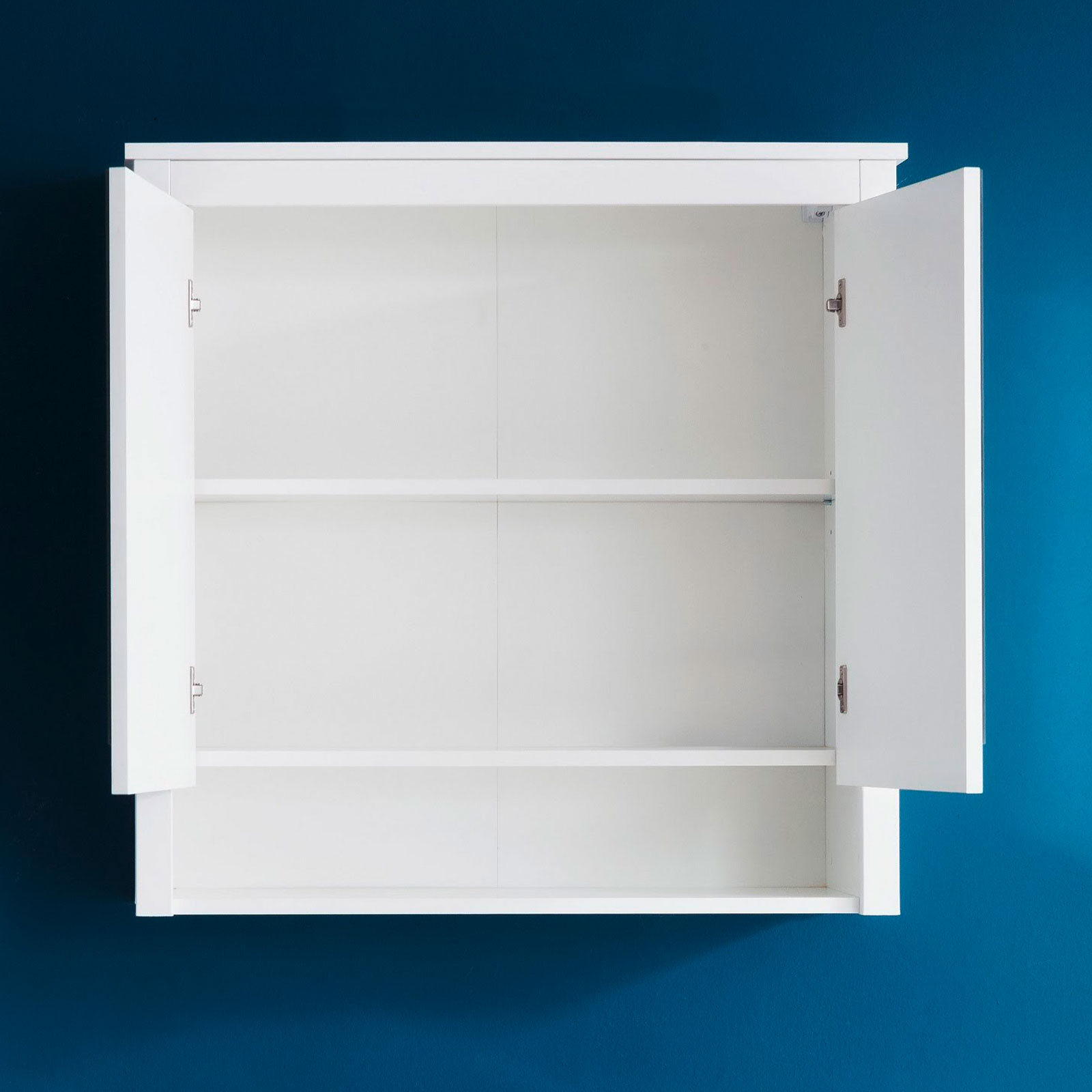 Spiegelschrank - weiß - 2 Türen - 81 cm breit