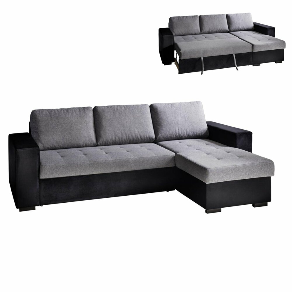 Ecksofa schwarzanthrazit Liegefunktion Online bei ROLLER kaufen
