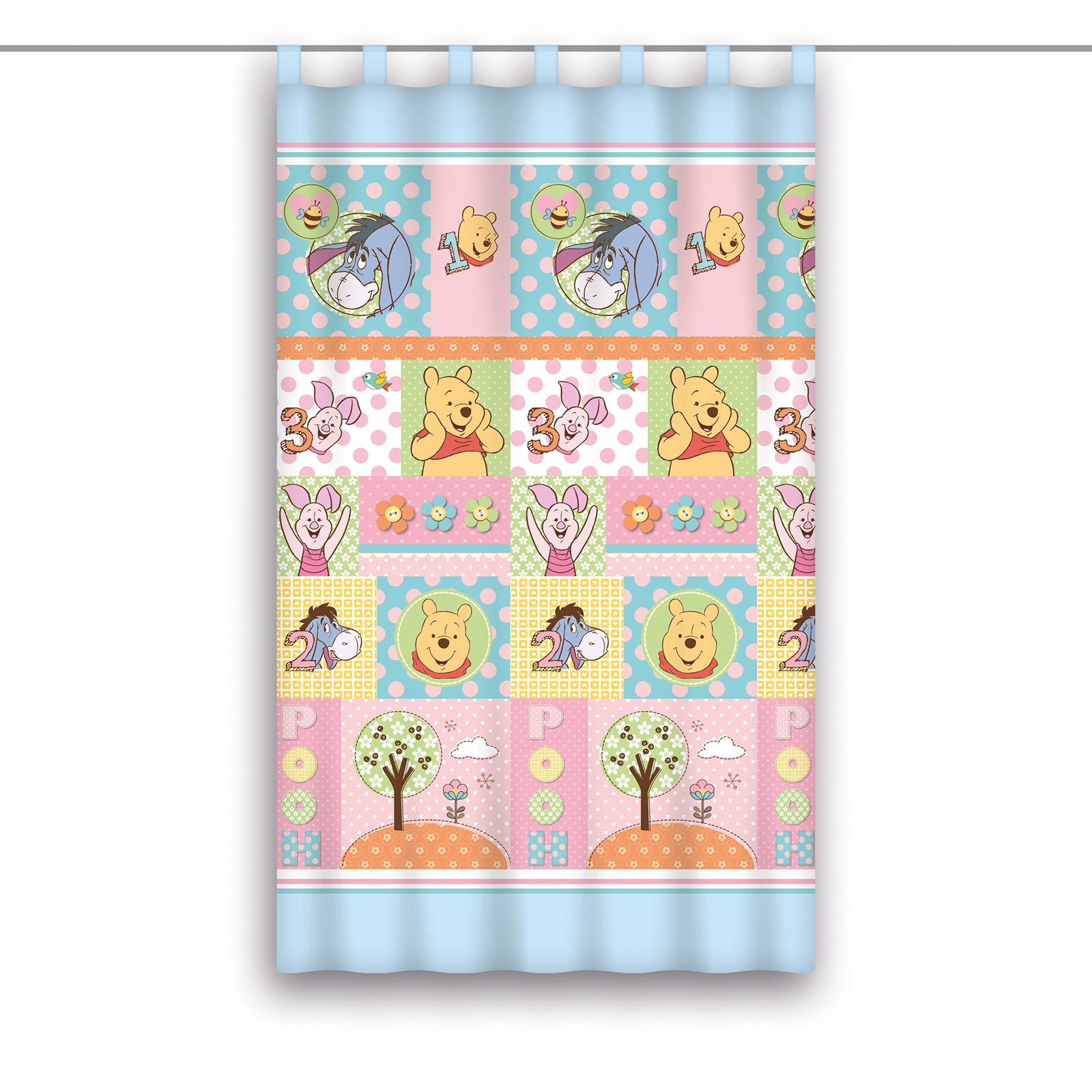 Schlaufenschal Winnie Pooh Blau Bunt 140x160 Cm Online Bei