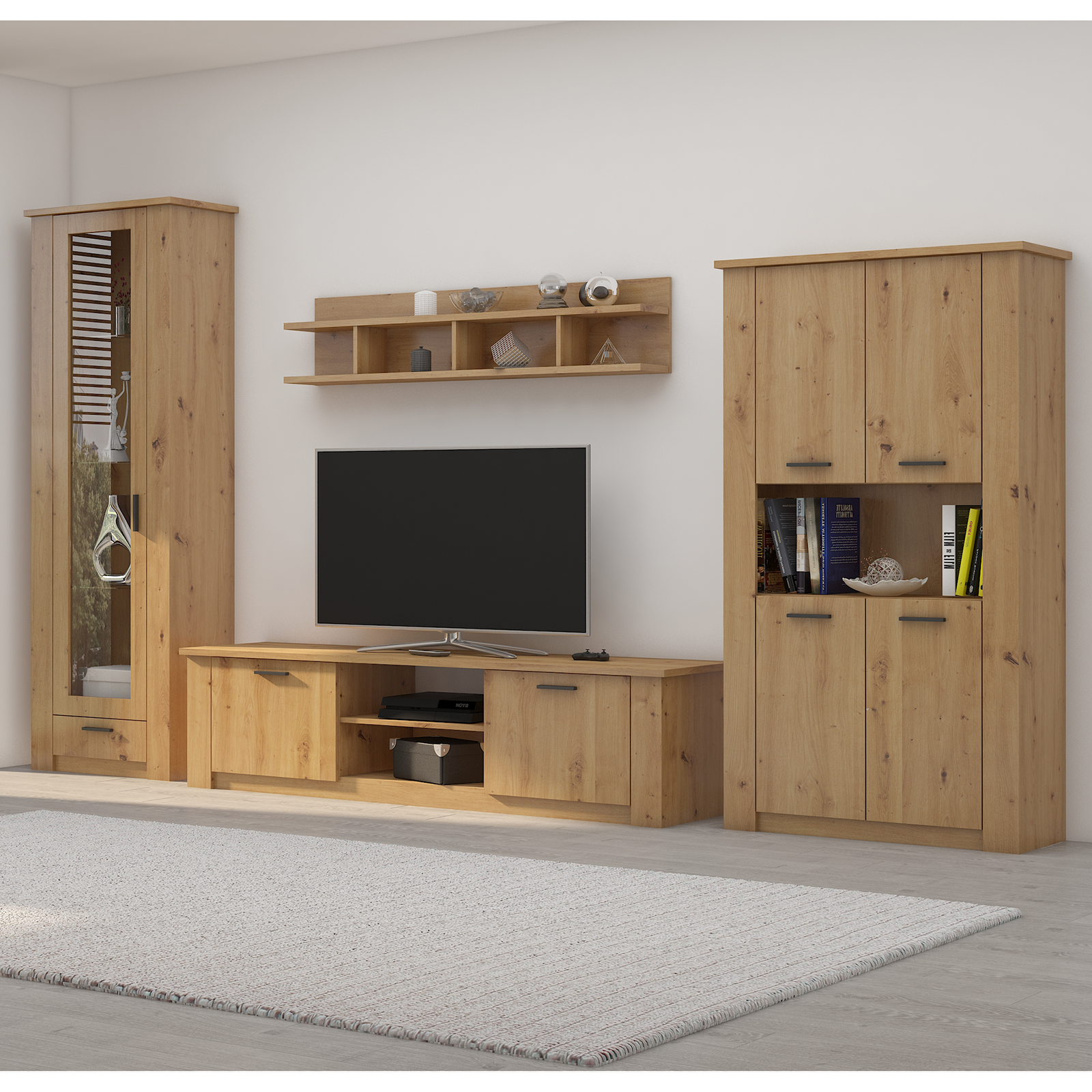 Highboard - Artisan Eiche - 4 Türen