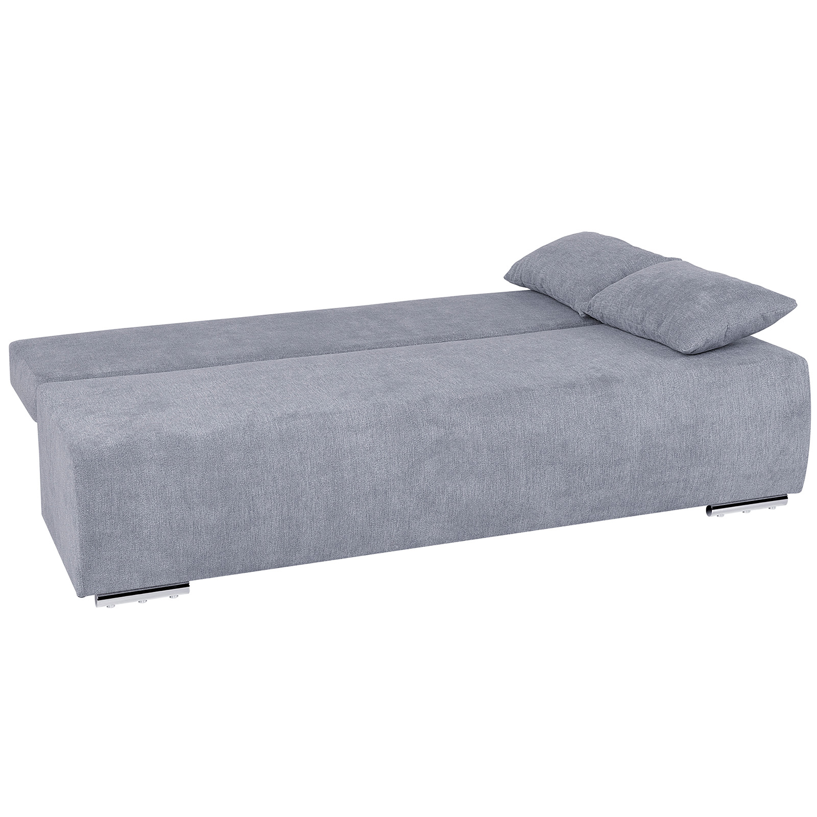 Schlafsofa - grau - Microfaser - mit Staukasten | Online bei ROLLER kaufen