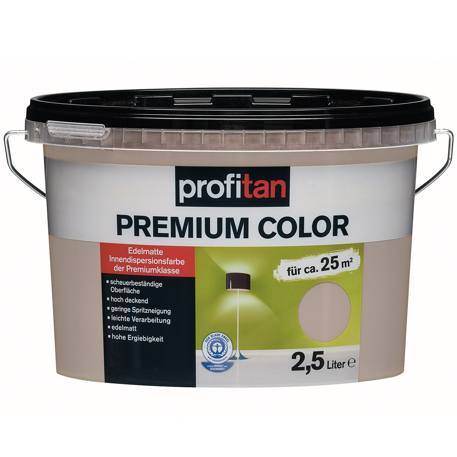 profitan Wandfarbe Premium Color - living stone edelmatt - 2,5 Liter