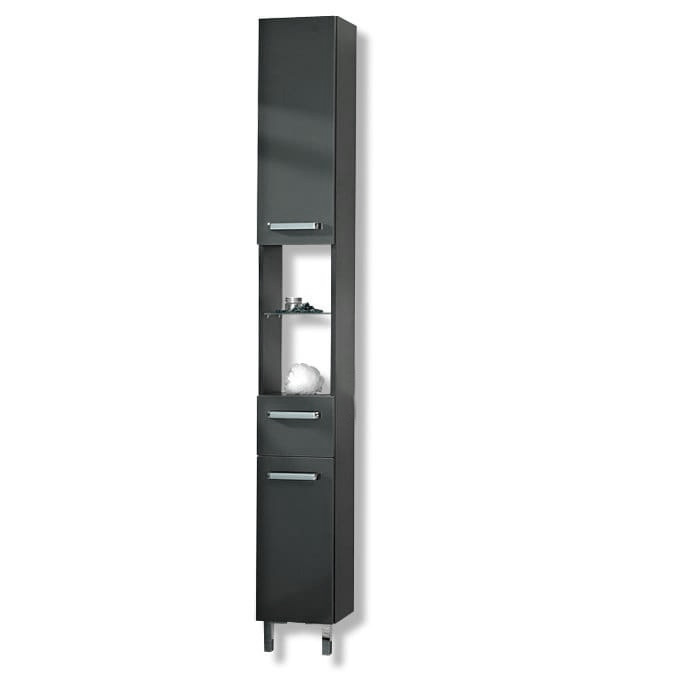 Hochschrank - anthrazit - 25 cm breit