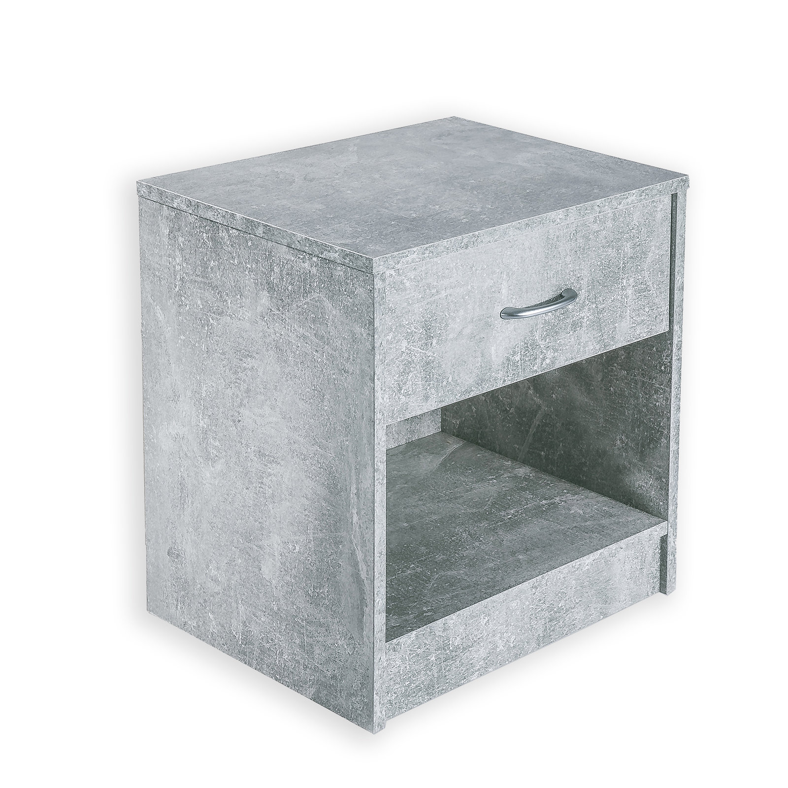Nachttisch - Betonoptik - 37x38 cm