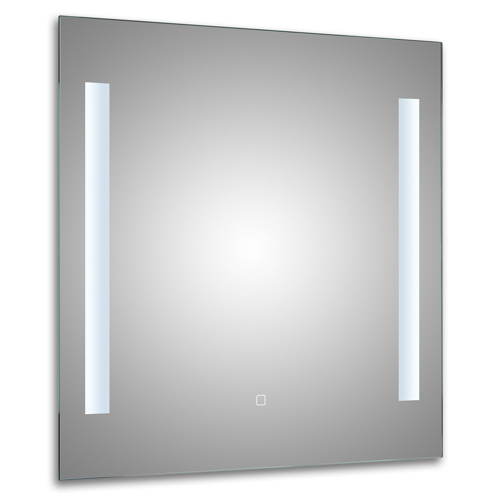 led-badspiegel - mit touchsensor - 70x70 cm