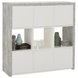 Regal - Beton-weiß - 3x3 Fächer