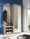 Garderobe - Sonoma Eiche - Weißglanz - 120 cm breit