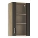 Glashängeschrank - anthrazit-Sonoma Eiche - 50 cm breit