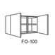 Hänger - weiß-Lacklaminat-weiß - 100 cm breit