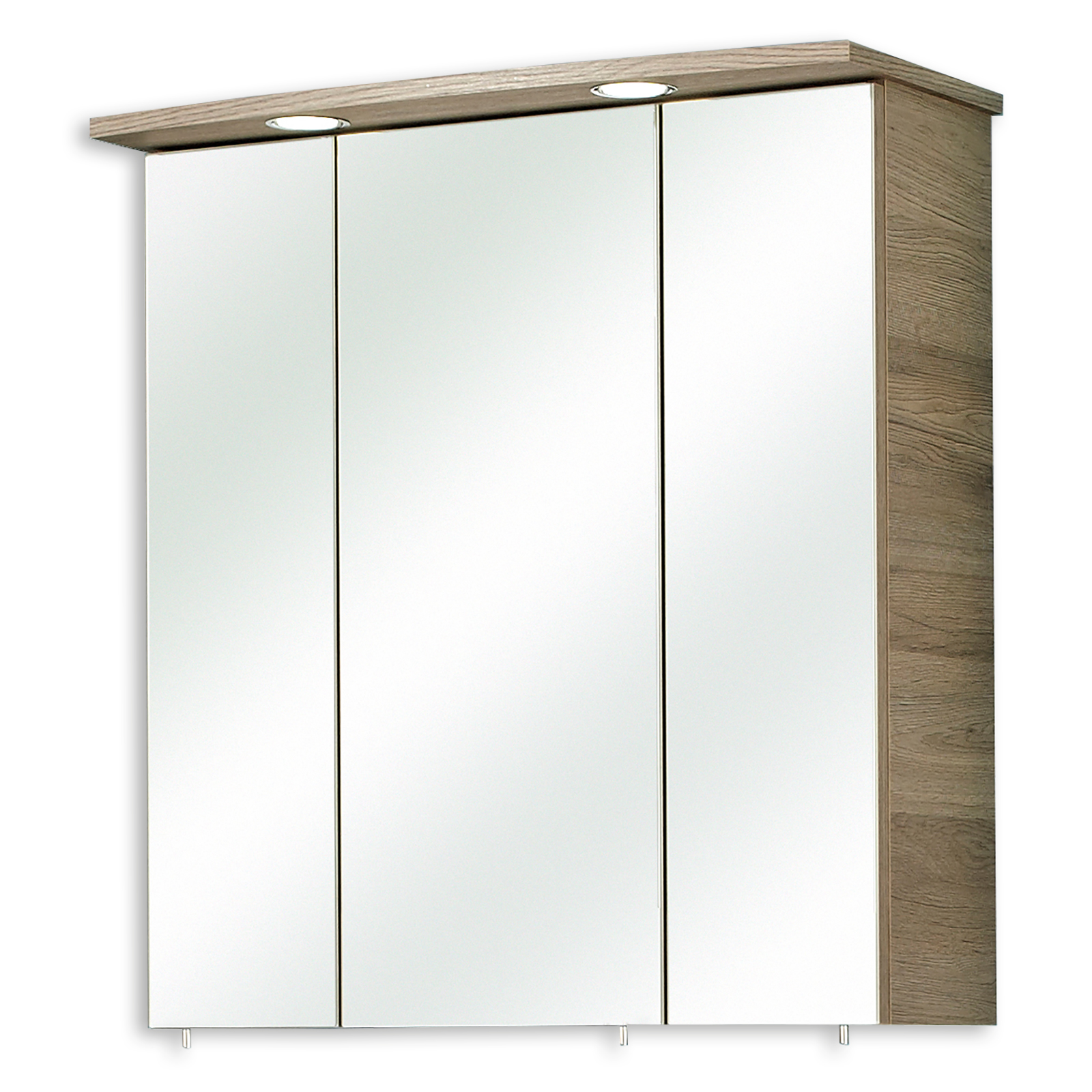 Spiegelschrank - San Remo Eiche - 72 cm breit