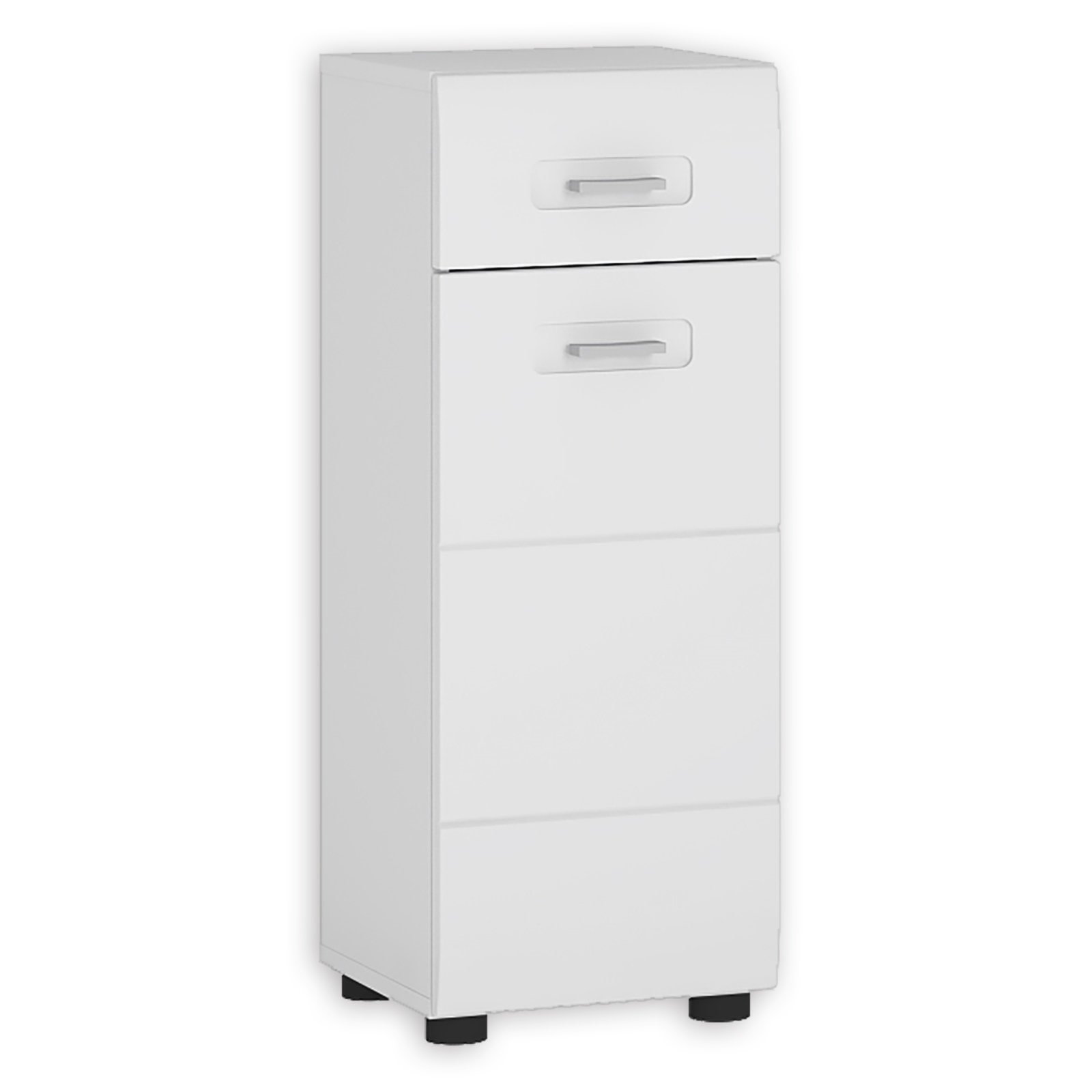 Unterschrank JAVA - weiß Hochglanz-alpinweiß - 30 cm breit