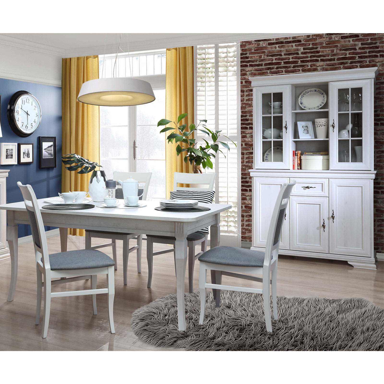 Aufsatzschrank - Schneeeiche - 122 cm breit