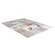 Frisee-Teppich MODERN - Einhorn - handgecarvt - 160x230 cm