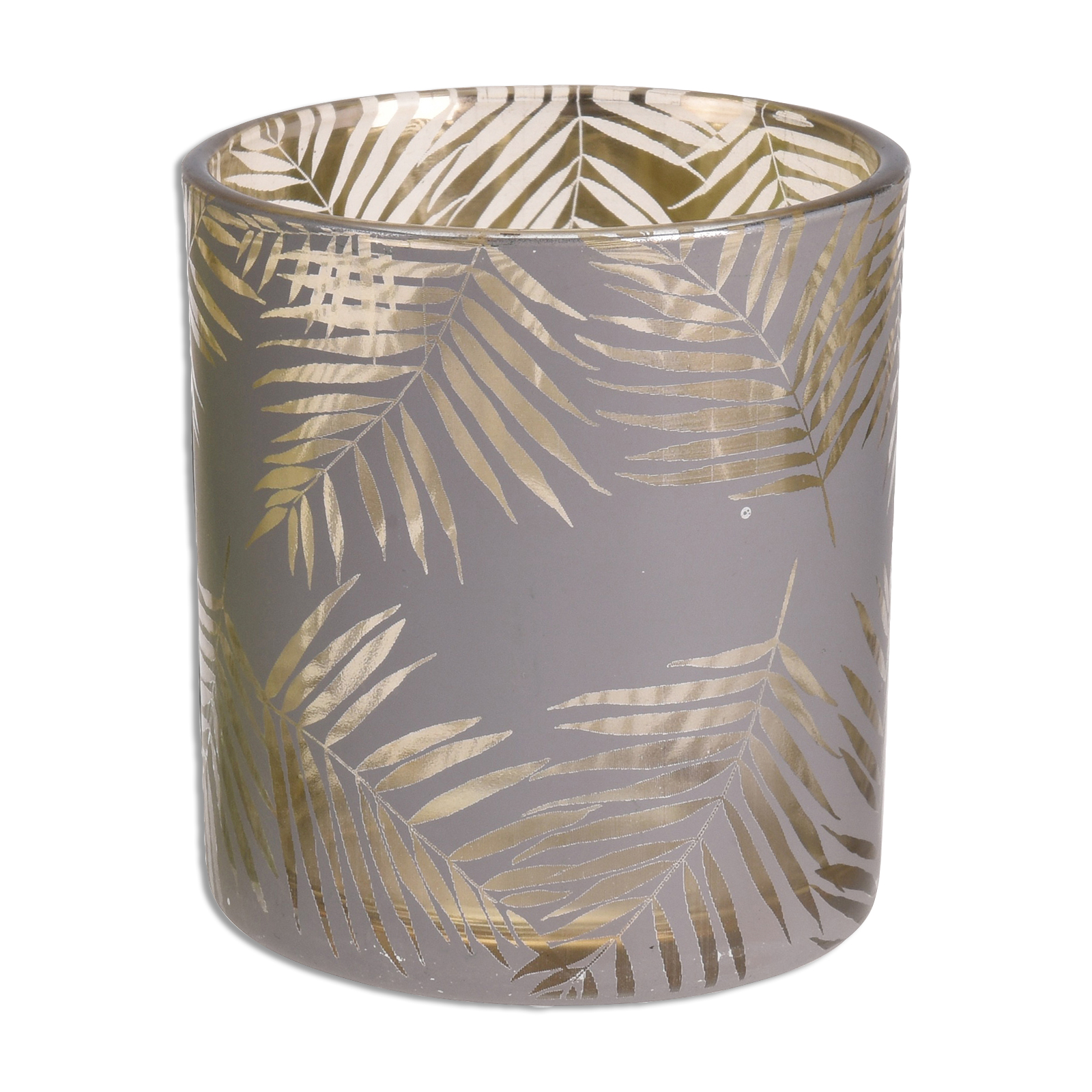 Windlicht - Blätterdesigns - Glas