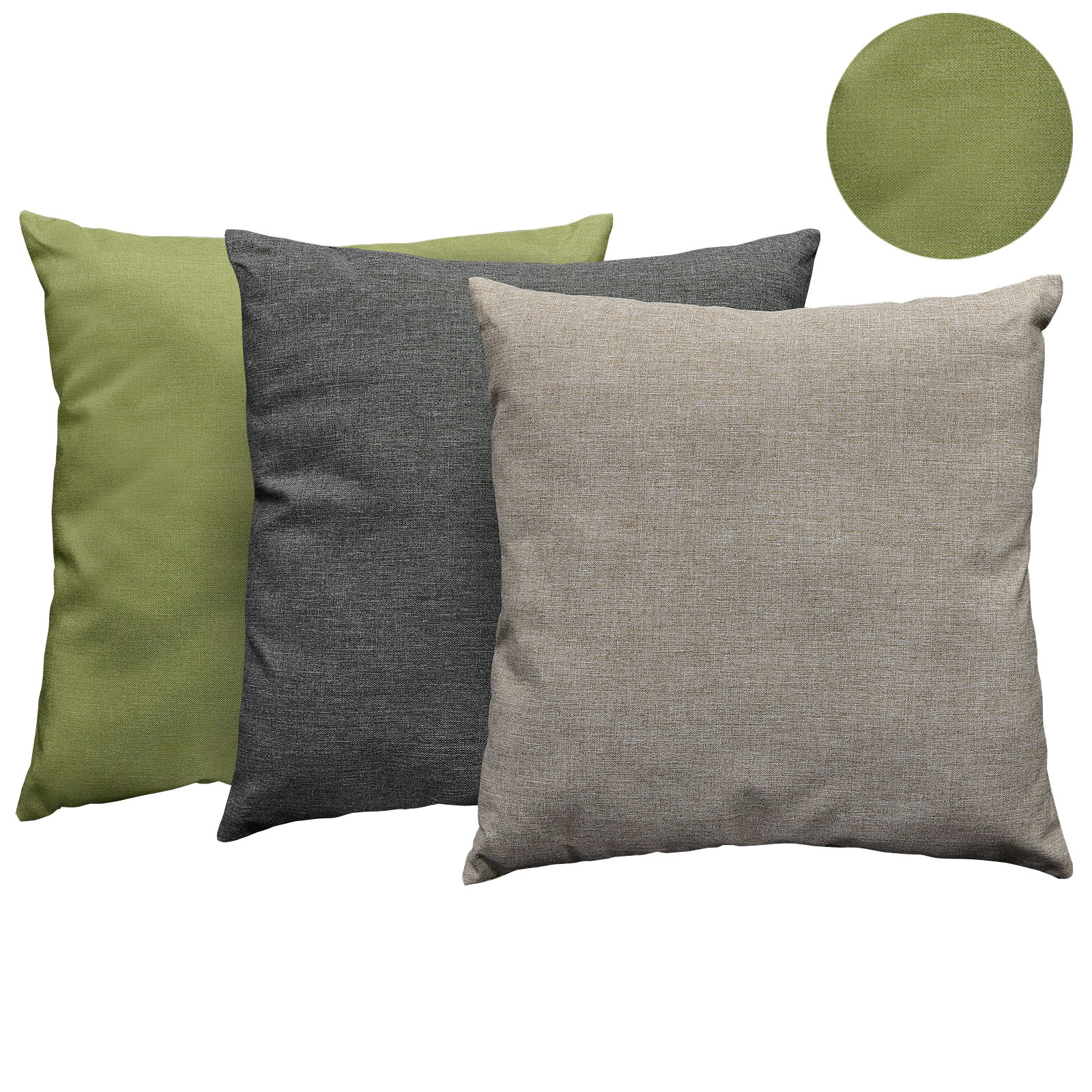 Outdoor-Kissen - grün - 45x45 cm