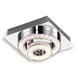 LED-Deckenleuchte TIM - chrom - Kristalloptik - 17 cm