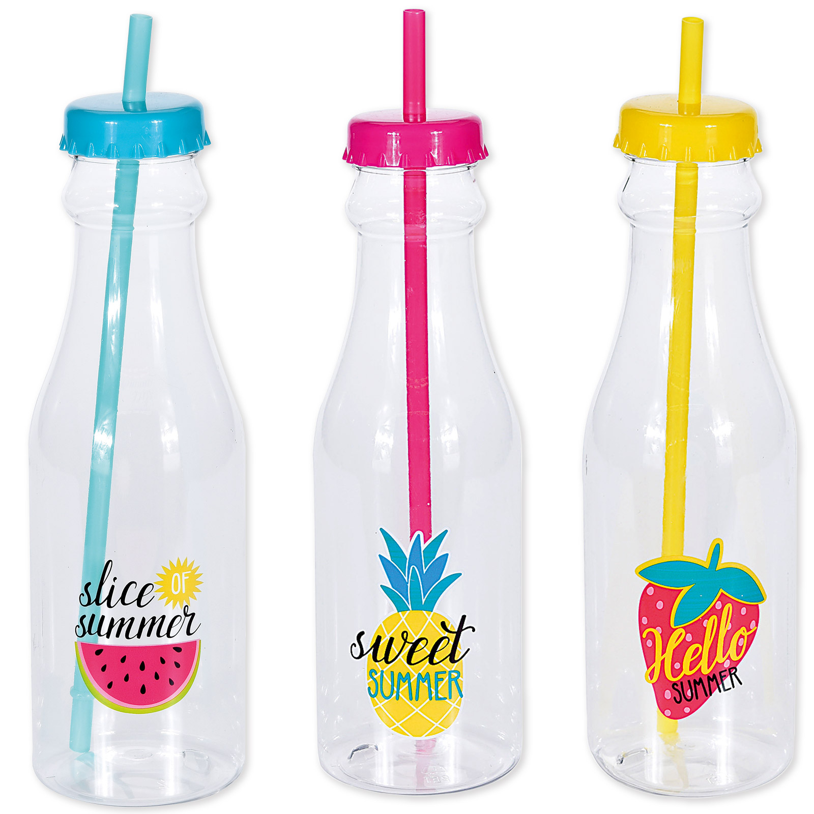 Trinkflasche - verschiedene Designs - Kunststoff - 650 ml