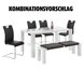 Sitzbank - weiß Hochglanz - 140 cm breit