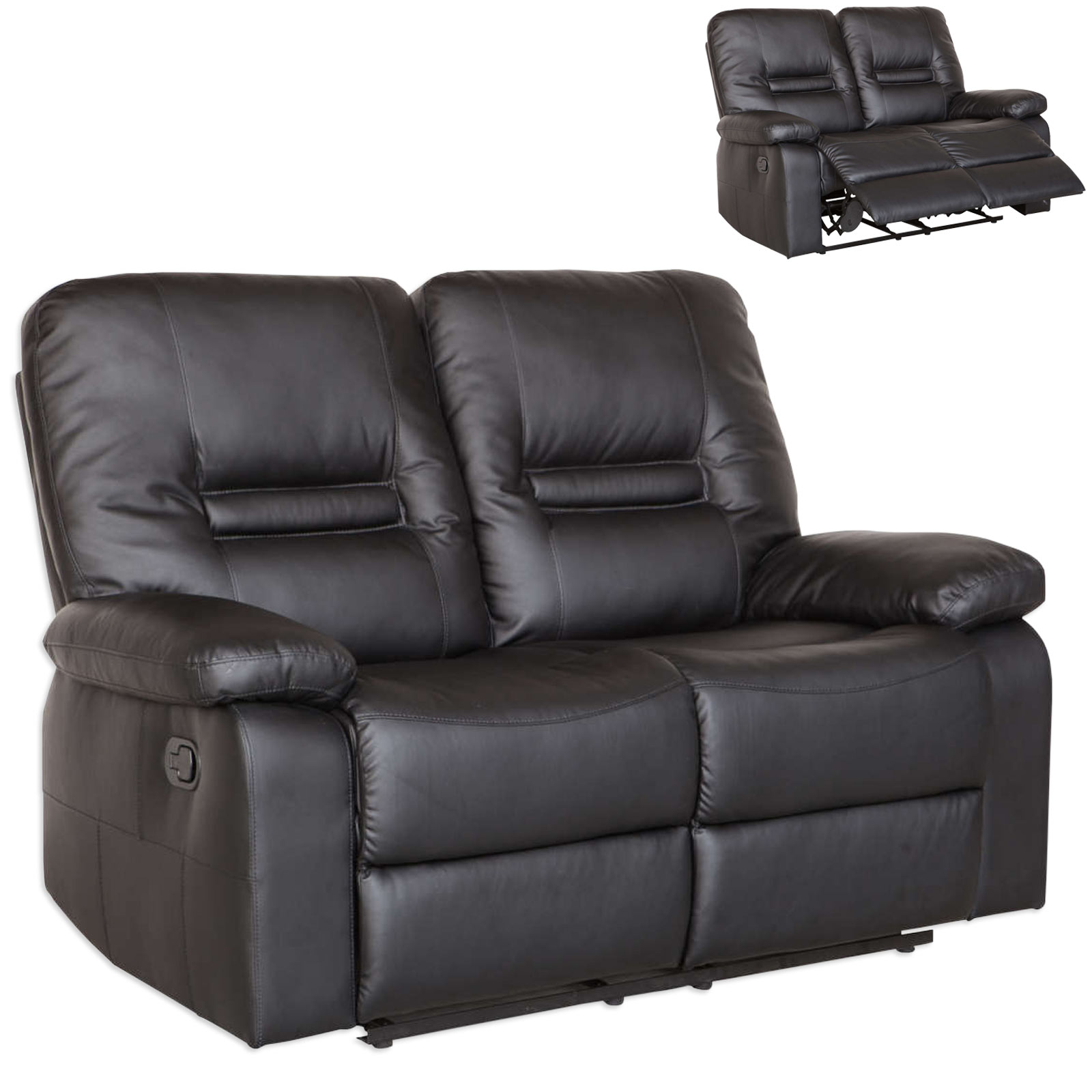 Set 2 Sofas Mit Sessel Mit Relaxfunktion