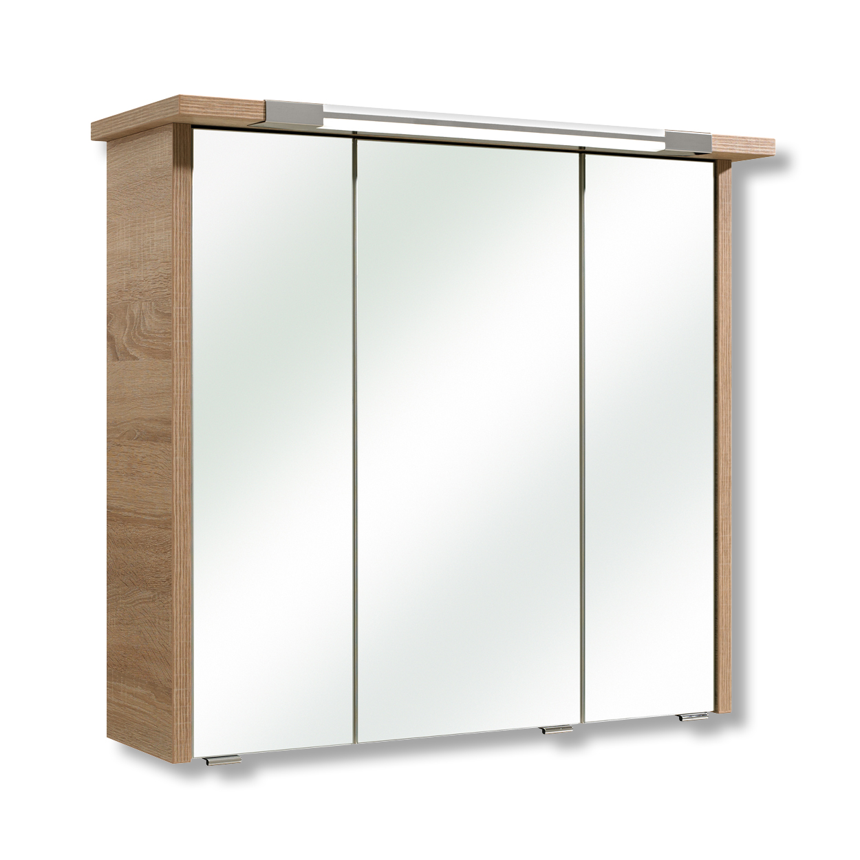 Spiegelschrank - Eiche natur - 75 cm breit