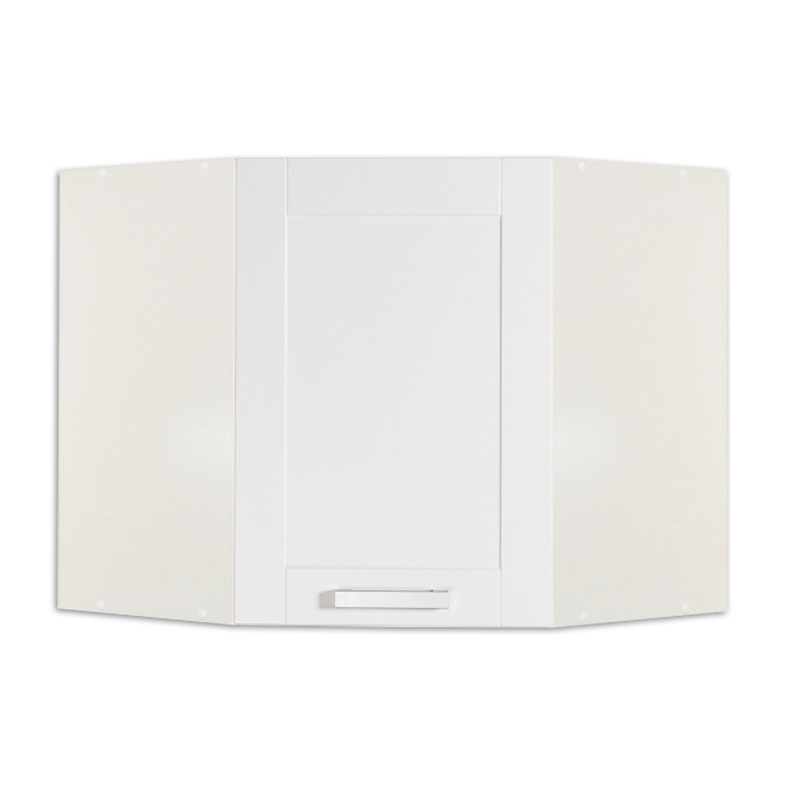 Eckhänger - weiß Lacklaminat-weiß - 60 cm