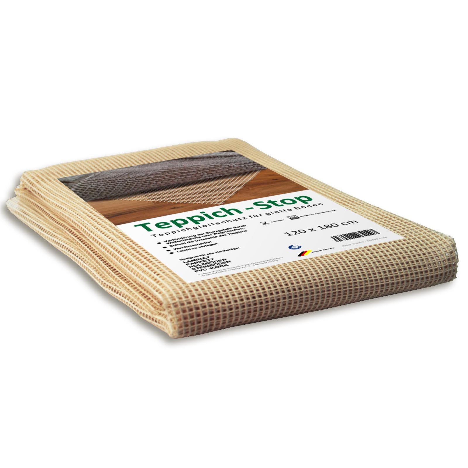 Teppich Antirutschmatte NATUR STOP PLUS - beige - 80x150 cm