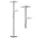 LED-Deckenfluter AVIGNON - Chrom - eckiger Schirm