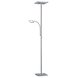 LAMPURA LED-Deckenfluter - Nickel matt - dimmbar
