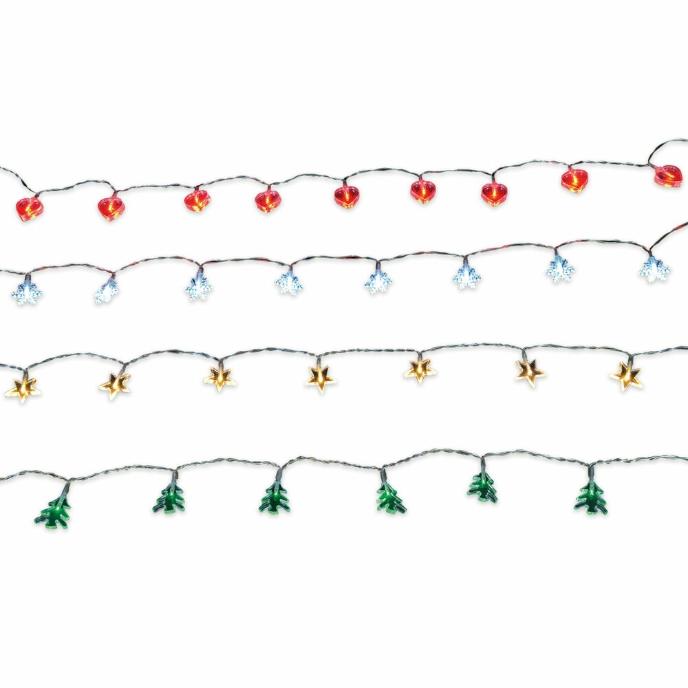 LED-Lichterkette - sortiert - verschiedene Designs - 30 cm | Online bei