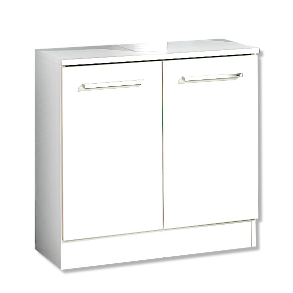 Waschbeckenunterschrank - weiß - 62 cm breit