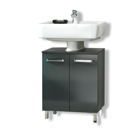 Waschbeckenschrank - anthrazit - 50 cm breit