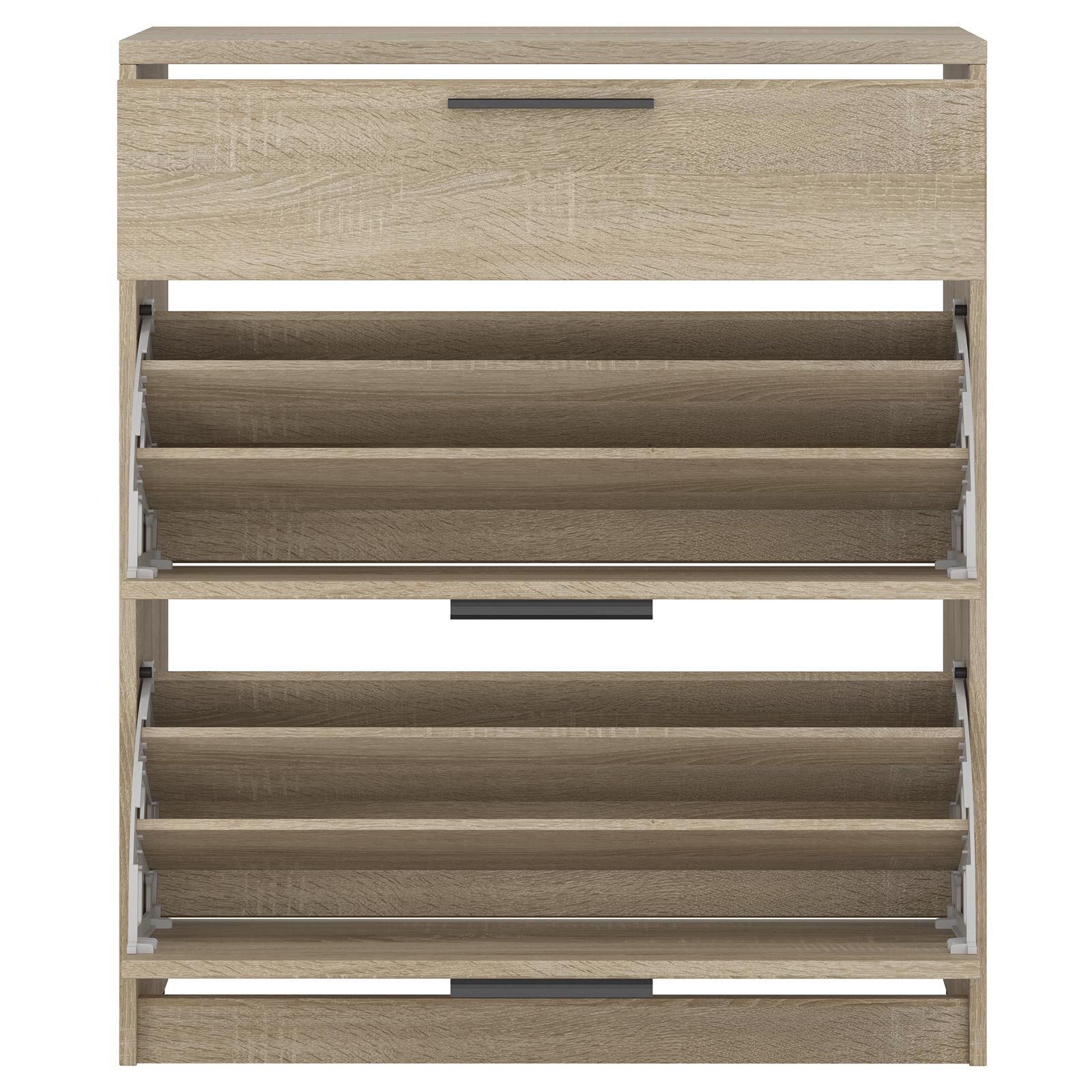 Schuhschrank - Sonoma Eiche - 80 cm breit