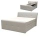 Boxspringbett - cremeweiß - H2 - 180x200 cm