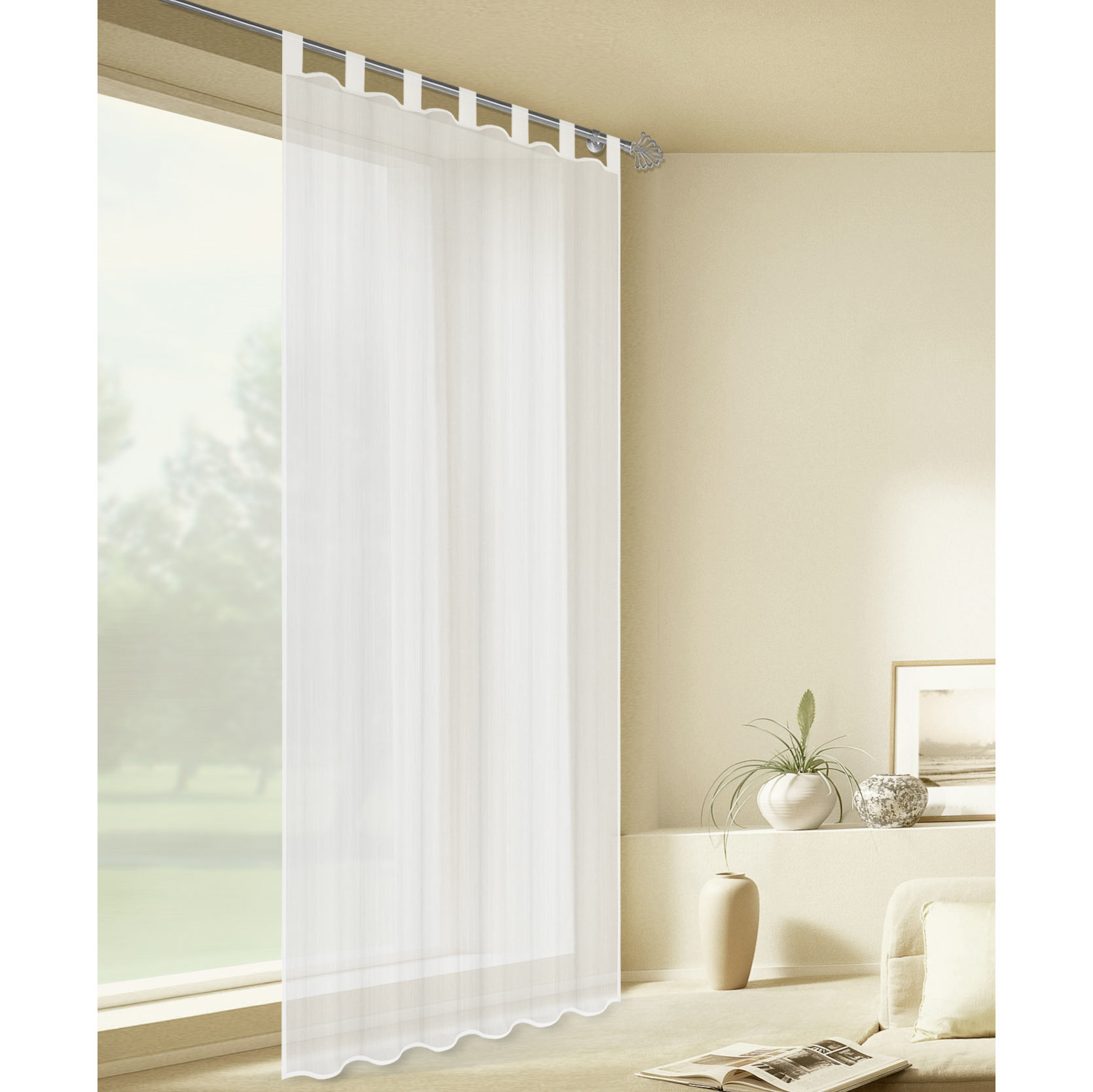 CleverPick Schlaufenschal - weiß - 140x225 cm