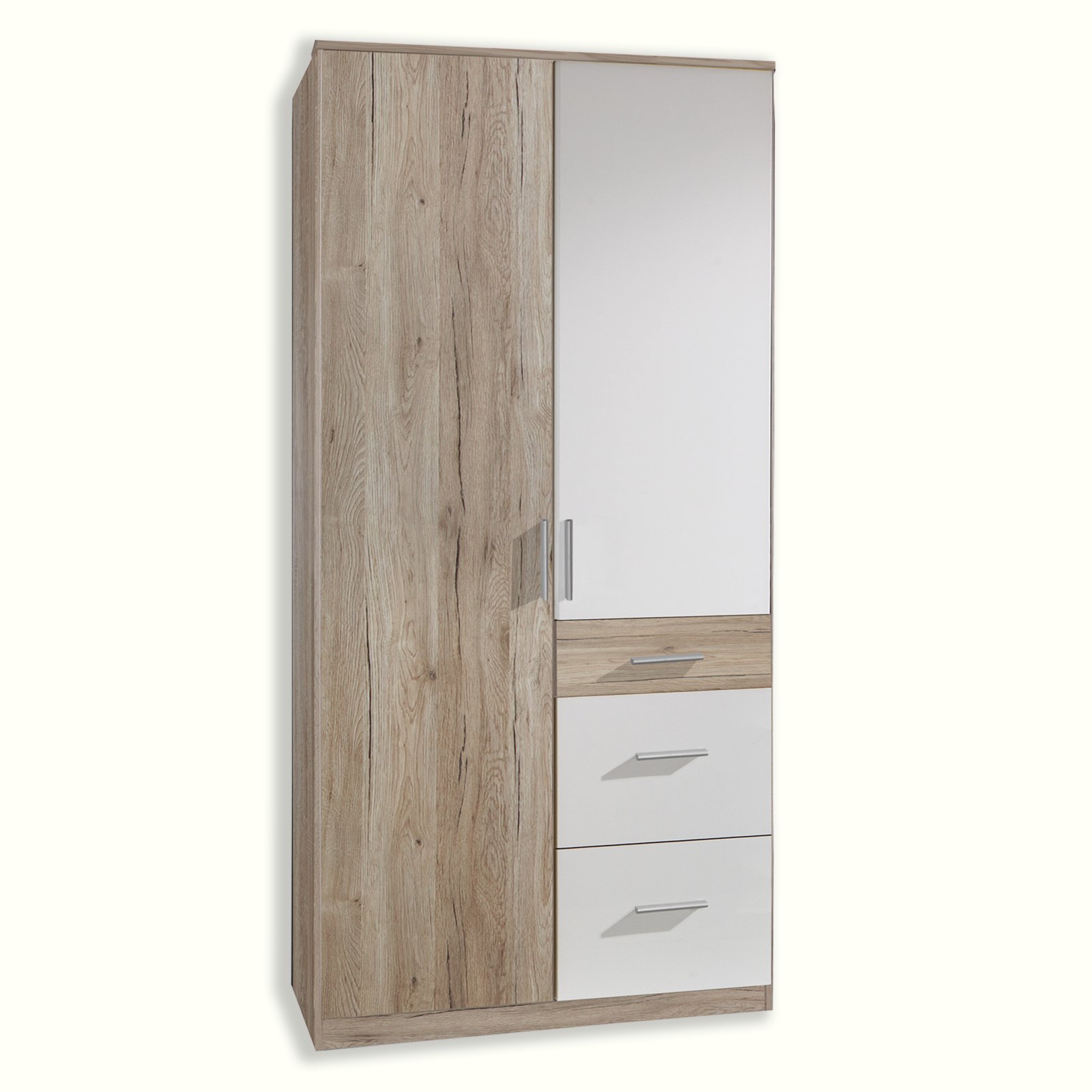 kleiderschrank - san remo eiche - 90 cm | online bei roller kaufen